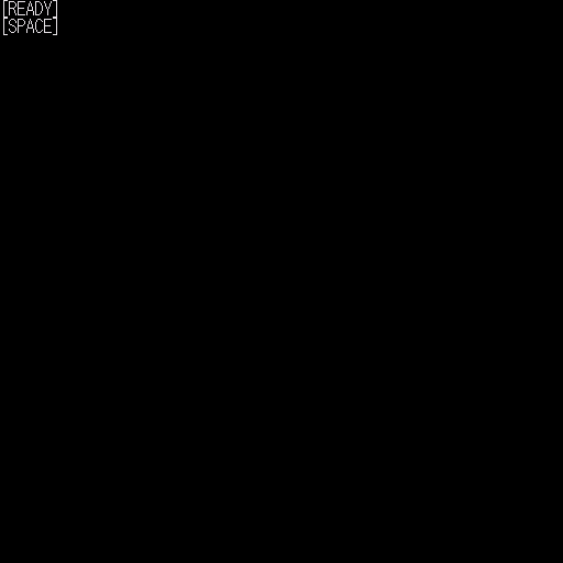 どのキーが押されたかの実行画面
